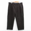 W37★古着 ブルックスブラザーズ BROOKS BROTHERS パンツ メンズ 00年代 00s コットン 濃茶系 ブラウン 25sep18 中古 ボトムス ロング