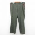 W39★古着 エルエルビーン LLBEAN スラックス パンツ メンズ 80年代 80s 大きいサイズ タロン 濃緑 グリーン 25oct03 中古 ボトムス ロング