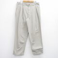 W34★古着 パンツ メンズ 90年代 90s コットン ベージュ カーキ 25oct08 中古 ボトムス ロング