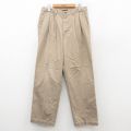 【20%OFF】W33★古着 ドッカーズ パンツ メンズ コットン ベージュ カーキ 25oct14 中古 ボトムス ロング