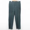W36★古着 HAGGAR スラックス パンツ メンズ 80年代 80s USA製 タロン 濃緑系 グリーン 25oct16 中古 ボトムス ロング