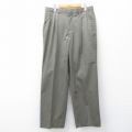 W33★古着 タウンクラフト スラックス パンツ メンズ 90年代 90s USA製 グレー他 チェック 25oct16 中古 ボトムス ロング