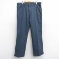 【20%OFF】W37★古着 ラングラー Wrangler ランチャー パンツ メンズ 80年代 80s USA製 紺系 ネイビー 25oct18 中古 ボトムス ロング