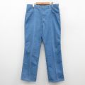 【20%OFF】W36★古着 ラングラー Wrangler スラックス メンズ 80年代 80s 薄紺 ネイビー 25oct23 中古 ボトムス ロング パンツ