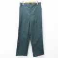 W32★古着 ワーク パンツ メンズ 80年代 80s USA製 緑 グリーン 25oct27 中古 ボトムス ロング
