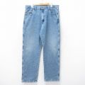【20%OFF】W38★古着 ラングラー Wrangler ジーンズ メンズ 紺 ネイビー デニム 25oct27 中古 ボトムス ジーパン Gパン ロング パンツ