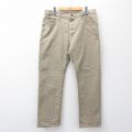 【20%OFF】W35★古着 ラングラー Wrangler ジーンズ メンズ コットン ベージュ カーキ 25oct27 中古 ボトムス ジーパン Gパン ロング パンツ