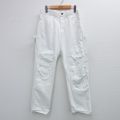 W29★古着 ディッキーズ Dickies ペインター パンツ メンズ ダブルニー コットン 白 ホワイト 25oct30 中古 ボトムス ロング