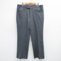 W34★古着 スラックス パンツ メンズ 80年代 80s タロン グレー 25oct30 中古 ボトムス ロング