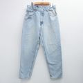 W32★古着 リーバイス Levis 560 ジーンズ メンズ 90年代 90s テーパード コットン USA製 薄紺 ネイビー デニム 25oct31 中古 ボトムス ジーパン Gパン ロング パンツ