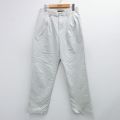 W31★古着 ジェイクルー J.CREW パンツ メンズ コットン 薄グレー 25oct31 中古 ボトムス ロング