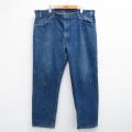 W41★古着 リーバイス Levis 506 ジーンズ メンズ 90年代 90s ヒゲ 大きいサイズ コットン USA製 紺 ネイビー デニム 【spe】 25oct31 中古 ボトムス ジーパン Gパン ロング パンツ