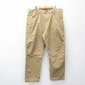W37★古着 ノースフェイス THE NORTH FACE パンツ メンズ ダック地 ベージュ カーキ 25nov04 中古 ボトムス ロング