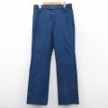 W33★古着 リー Lee パンツ メンズ 80年代 80s タロン 紺 ネイビー 25nov04 中古 ボトムス ロング