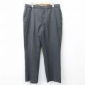 W38★古着 タウンクラフト スラックス パンツ メンズ 90年代 90s 濃グレー系 25nov05 中古 ボトムス ロング