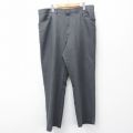 W38★古着 HAGGAR スラックス パンツ メンズ 90年代 90s グレー 25nov11