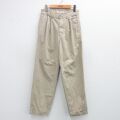 W28★古着 オールドネイビー OLD NAVY パンツ メンズ コットン ベージュ 25nov11