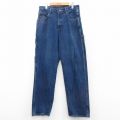 W34★古着 レッドキャップ ペインター パンツ メンズ コットン 紺 デニム 25nov11