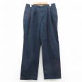 W33★古着 ドッカーズ パンツ メンズ 00年代 00s コットン 紺 25nov11