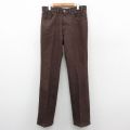 W34★古着 リーバイス Levis パンツ メンズ 80年代 80s 茶 25nov17