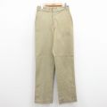 W29★古着 ディッキーズ ワーク パンツ メンズ 90年代 90s USA製 ベージュ 25dec01