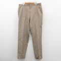W36★古着 ブルックスブラザーズ スラックス パンツ メンズ 80年代 80s ウール USA製 茶系 26jan14