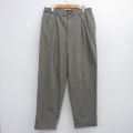 W34★古着 ラルフローレン ダブルアールエル ブランド パンツ メンズ 90年代 90s 三ツ星タグ 千鳥格子 コットン USA製 黒他【spe】 26jan14