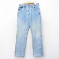 W31★古着 ディッキーズ ジーンズ メンズ 90年代 90s コットン 薄紺 デニム 26jan20