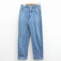 W31★古着 エルエルビーン ジーンズ メンズ 90年代 90s コットン USA製 紺 デニム 内側フランネル【spe】 26jan23