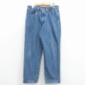エルエルビーン 00s ジーンズ 内側フランネル ネイビー W31 | 古着