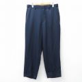 W33★古着 ピューリタン スラックス パンツ メンズ 00年代 00s 濃紺 26jan27