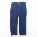 W33★古着 ボーイスカウト カーゴ パンツ メンズ 紺26feb03