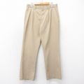 W34★古着 パンツ メンズ 80年代 80s USA製 タロン ベージュ26feb03
