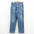W34★古着 エルエルビーン ジーンズ メンズ 00年代 00s ヒゲ コットン 紺 デニム【spe】 26feb05
