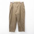 W35★古着 トミーヒルフィガー ブランド パンツ メンズ 90年代 90s コットン 茶 26feb07