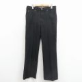 W36★古着 KARMAN ランチャー パンツ メンズ 80年代 80s USA製 黒 26feb16