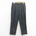 W31★古着 スラックス パンツ メンズ 90年代 90s グレー他 26feb16