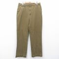 W35★古着 ラルフローレン ブランド パンツ メンズ 90年代 90s コットン 薄緑 26feb20