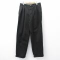 W33★古着 トミーヒルフィガー ブランド パンツ メンズ 90年代 90s ワンポイントロゴ コットン 黒 26feb20
