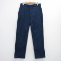 W32★古着 ディッキーズ ワーク パンツ メンズ 紺 26feb25