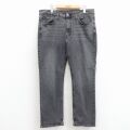 W36★古着 リーバイス Levis 514 ジーンズ メンズ ヒゲ 黒 デニム 26mar05