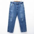 【20%OFF】ラスラー W33ジーンズ ヒゲ ネイビー | 古着