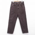 W31★古着 ラングラー ジーンズ メンズ 90年代 90s コットン USA製 茶 デニム 26mar07
