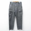 W32★古着 リーバイス Levis カーゴ パンツ メンズ グレー 26mar09