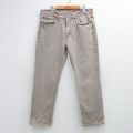 W34★古着 リーバイス Levis 541 パンツ メンズ ベージュ 26mar11