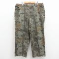 W39★古着 カベラス ハンティング パンツ メンズ 90年代 90s リアルツリー 大きいサイズ コットン 茶 迷彩 26mar12