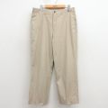 W34★古着 ブルックスブラザーズ ブランド パンツ メンズ コットン ベージュ【spe】 26mar13