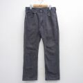 W34★古着 リーバイス Levis 514 ジーンズ メンズ コットン 濃グレー デニム 26mar14