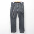W34★古着 リーバイス Levis 514 ジーンズ メンズ 黒 デニム【spe】 26mar16
