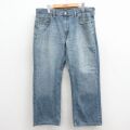 W36★古着 リーバイス Levis 559 ジーンズ メンズ ヒゲ コットン 紺 デニム 26mar16
